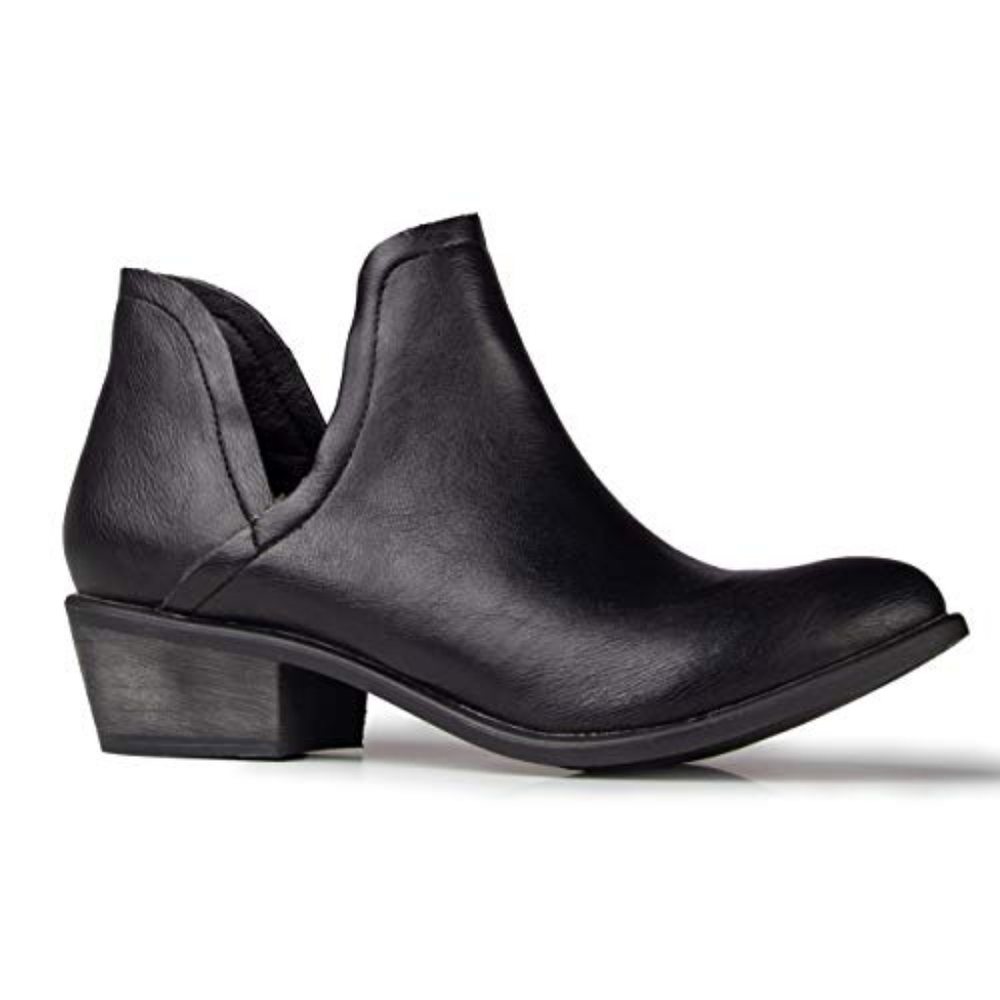 ISO - J. Adams or Soda - Cutout Western Ankle Boot